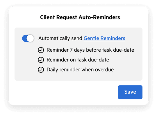 An auto-reminder user interface.