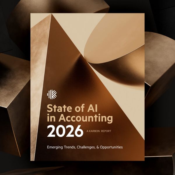 Cover of the State of AI in Accounting 2026 ebook.