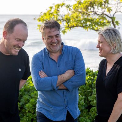 A photo of three members of Karbon's leadership team.